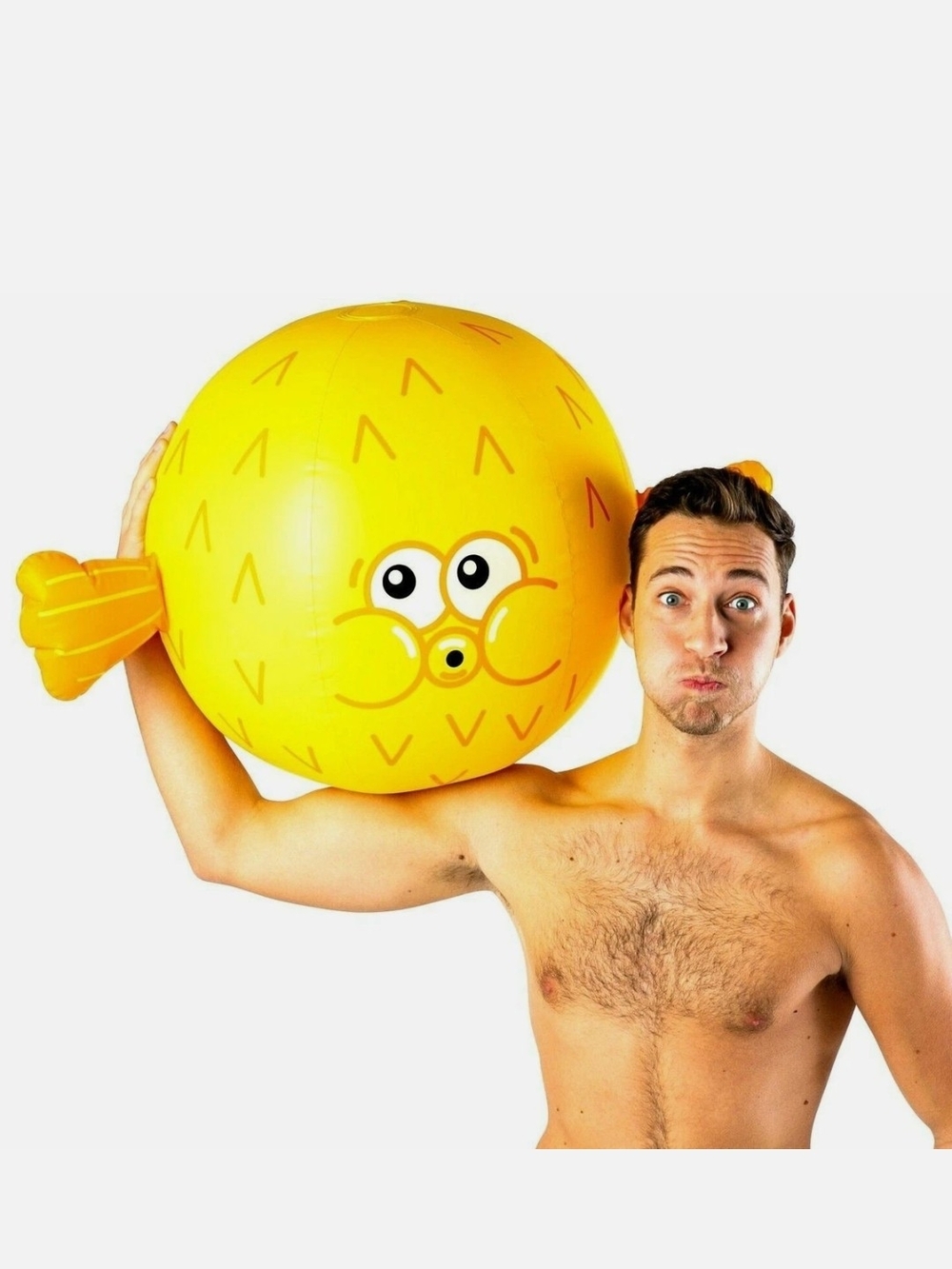 Puffwrfish Inflatable Beach Ball Big Mouth 30inch
